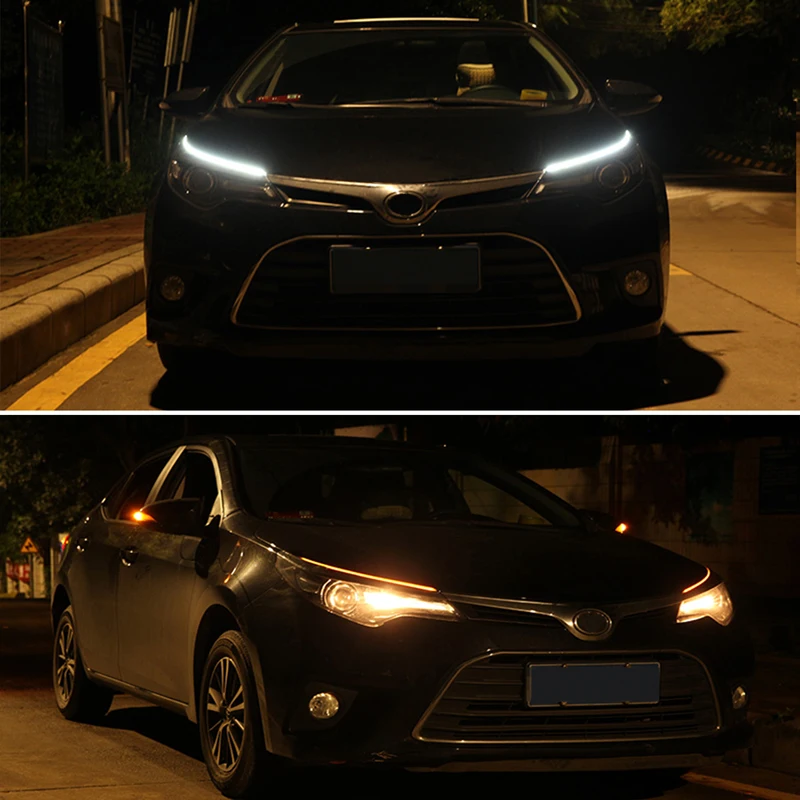 2 шт. автомобиля светодиодный DRL Дневной светильник сигнальными огнями для Audi A4 A5
