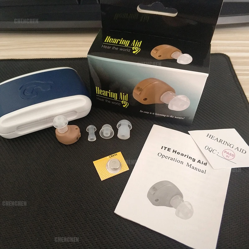 

High Quality Hearing Aid Small In-Ear Voice Sound Amplifier Adjustable Tone Mini Portable Convenient Ear Care