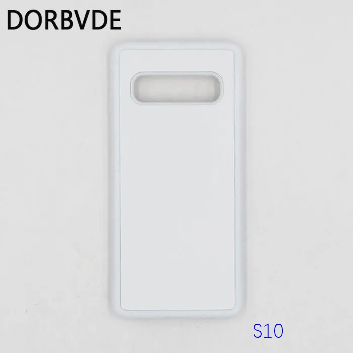 2D сублимационная Резина TPU+ PC пустая задняя крышка для samsung S10 lite S10 Plus с клеем и пластинами 200 шт./лот