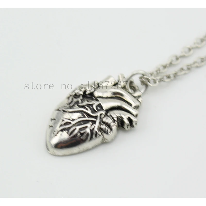 Ходячие мертвецы ювелирные изделия Phantom женские Ретро Серебряные анатомические