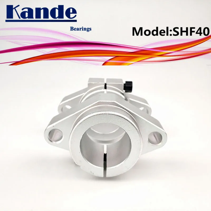 Подшипники Kande 2 шт. SHF40 40 мм Опора стержня подшипника круглый прямой стержень