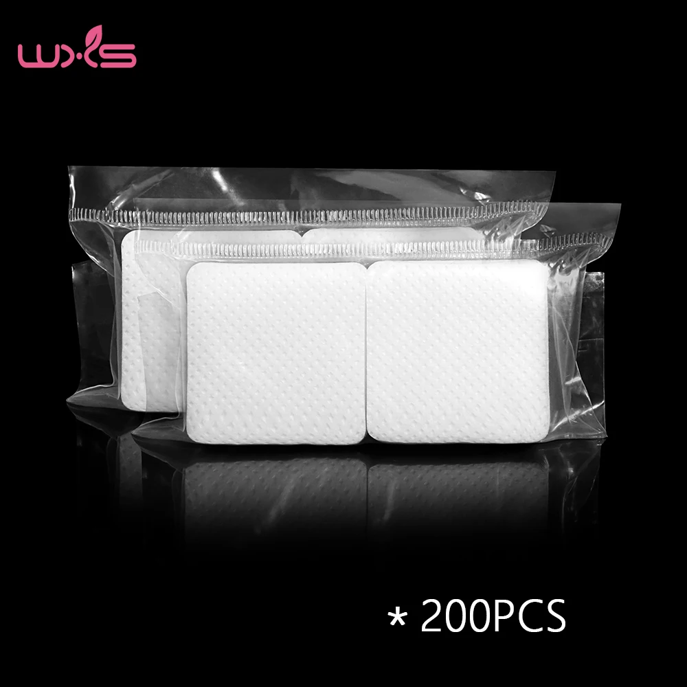 100Pcs/200Pcs жидкость для Pliosh снятия салфетки безворсовые рассасывающиеся снимает