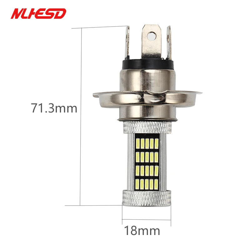 10 шт. H4 светодиодный ные Автомобильные противотуманные светильник ры DRL дальнего