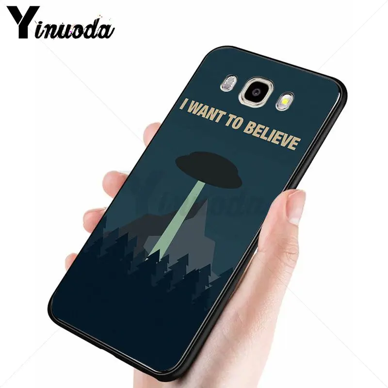 Yinuoda X-file Alien UFO ретро плакат крафт-бумага чехол для телефона Samsung Galaxy j6plus j7prime j8 j2prime