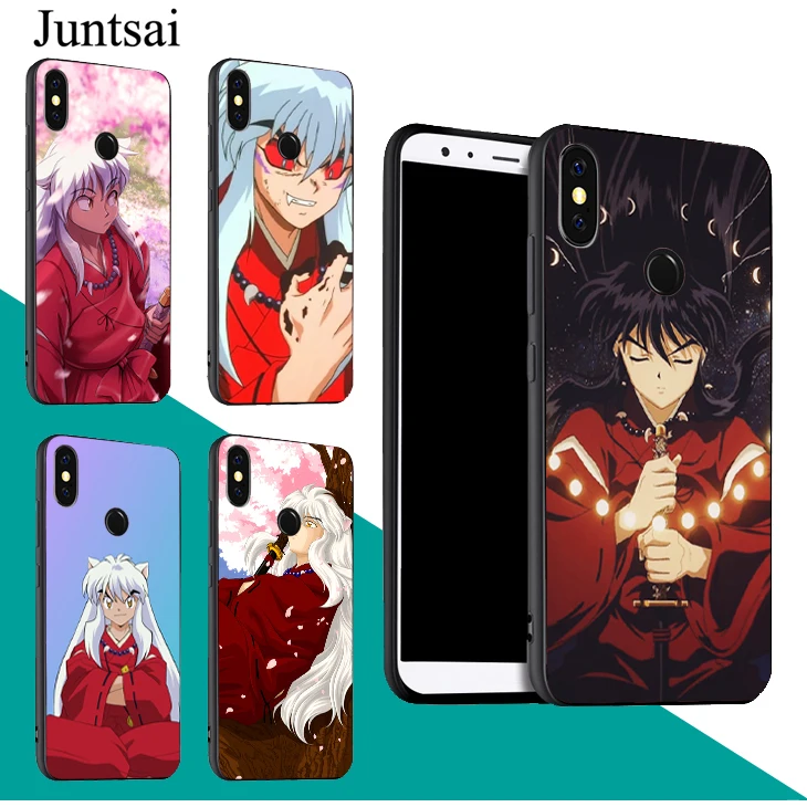 Чехол Inuyasha для японского Аниме Манга Red mi Note 9 Pro 9S 8T 8 9A 9C Mi 9T 10 Lite POCO X3 Couqe|Бамперы| |