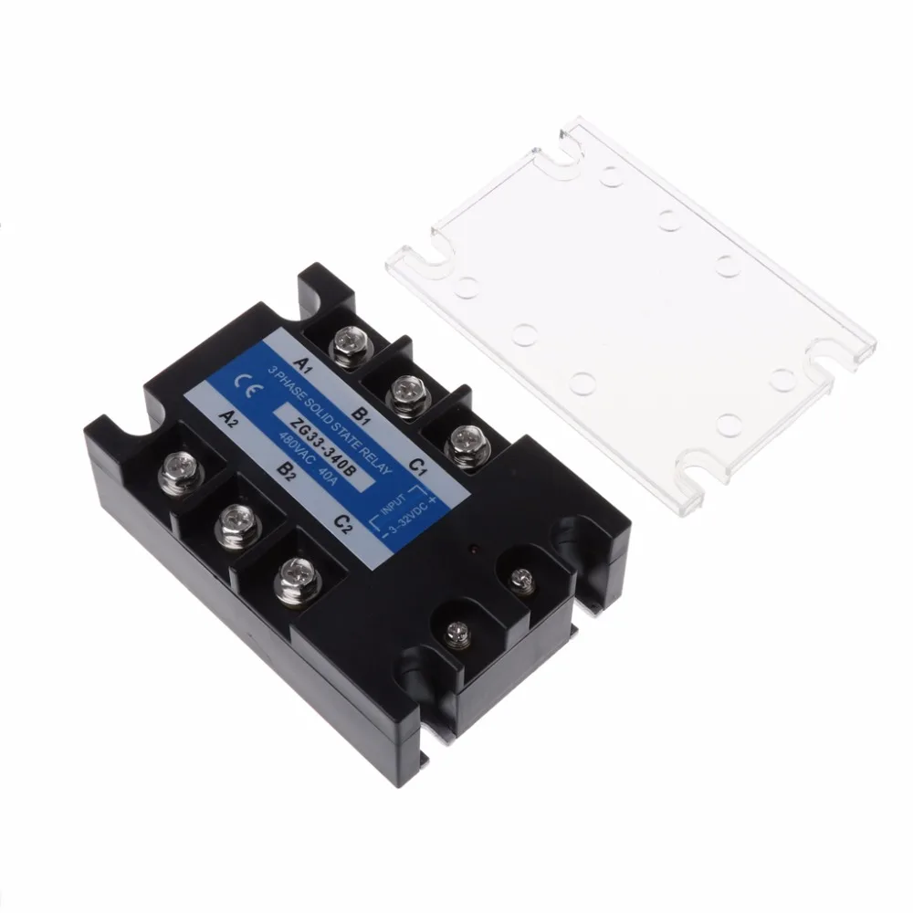 ZG33 340B 40A DC контроль AC трехфазный твердотельный релейный модуль SSR|Реле| |