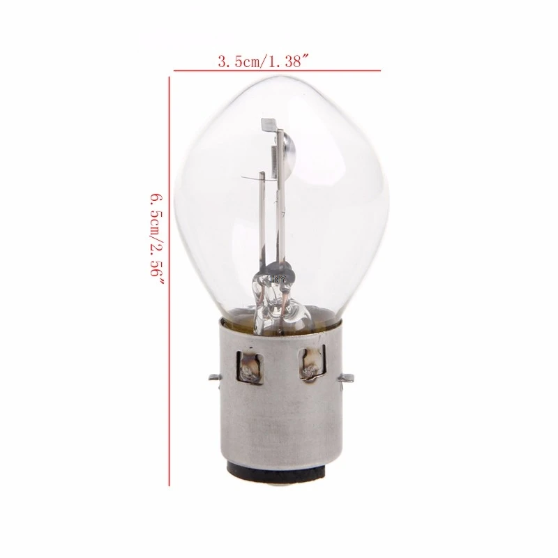 Скутер мопед вездеход головной светильник лампочка мотоцикла 12V 35W 10A B35 BA20D Стекло