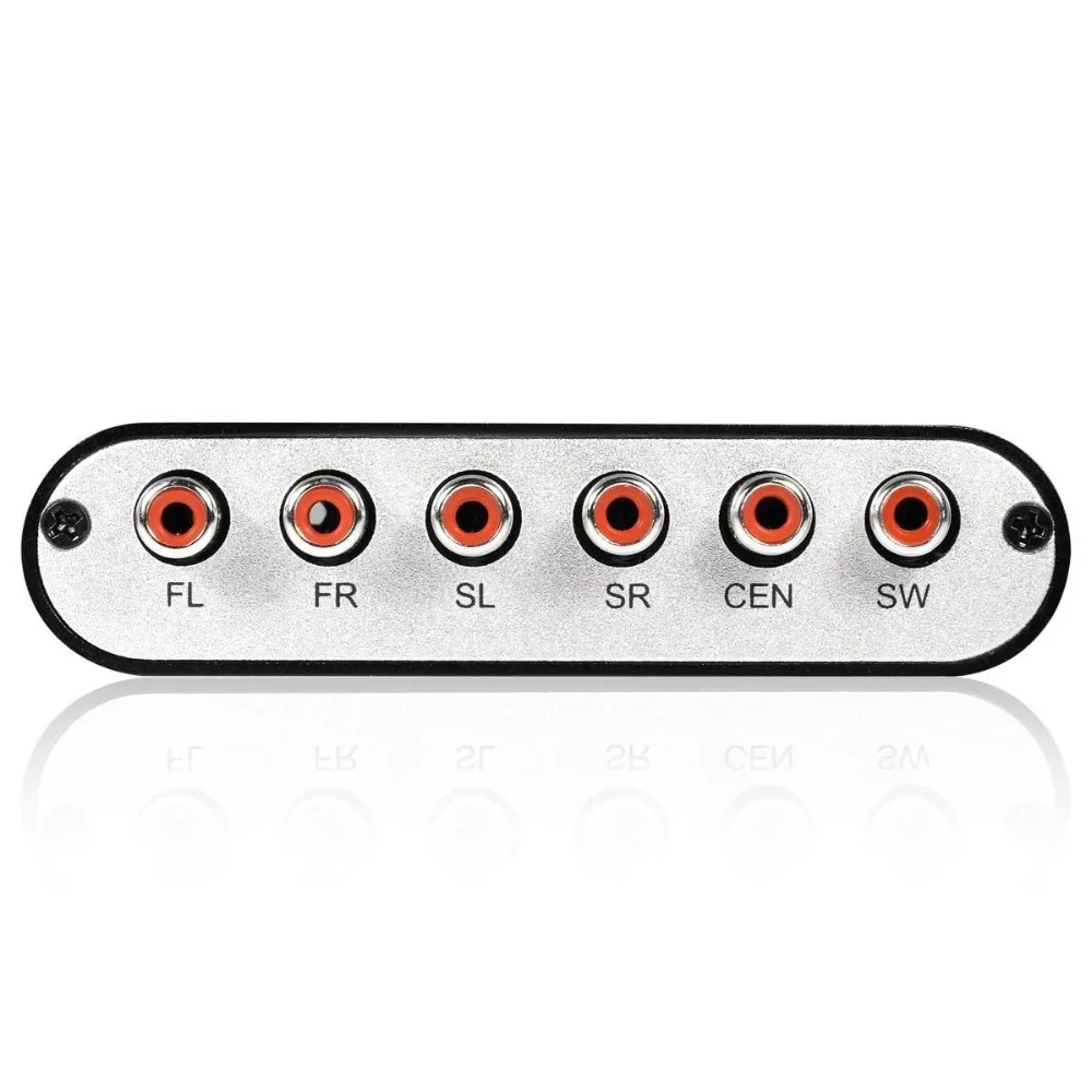 DTS AC3 5 1 CH SPDIF коаксиальный цифровой аудио DTS/AC 3 аналоговый декодер конвертер RCA