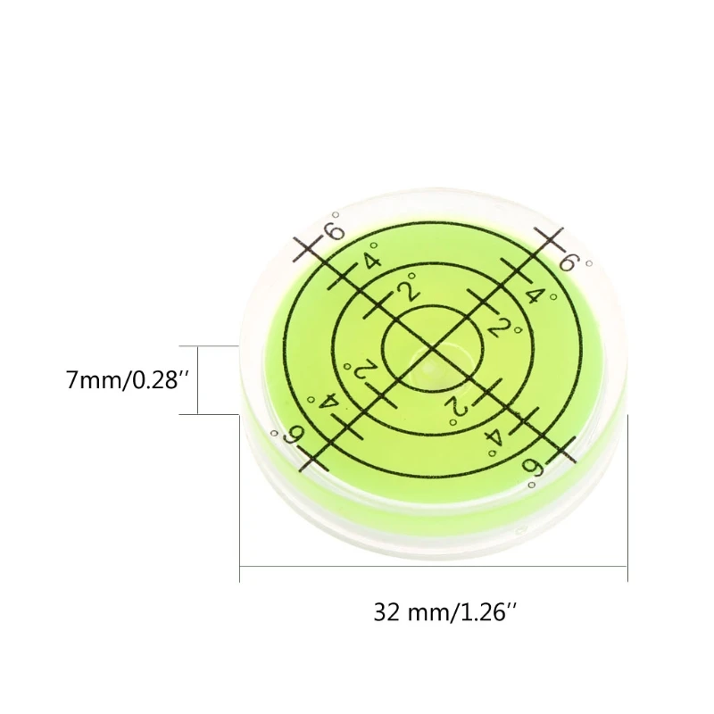 1 шт. пузырьковый уровень для камеры диаметр 32x7 мм|spirit level|level for camerasurface level |