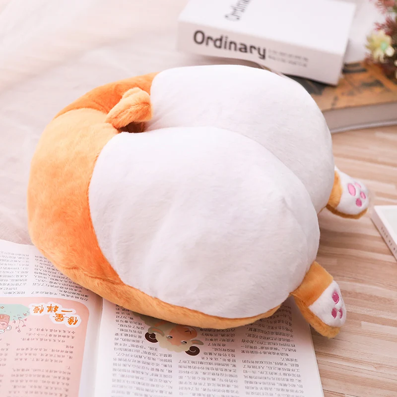 Pillow Сексуальная игрушка в форме приклада корги, плюшевая теплая подушка для рук, мягкие куклы для собак, детские игрушки для девочек - Цвет: Pillow