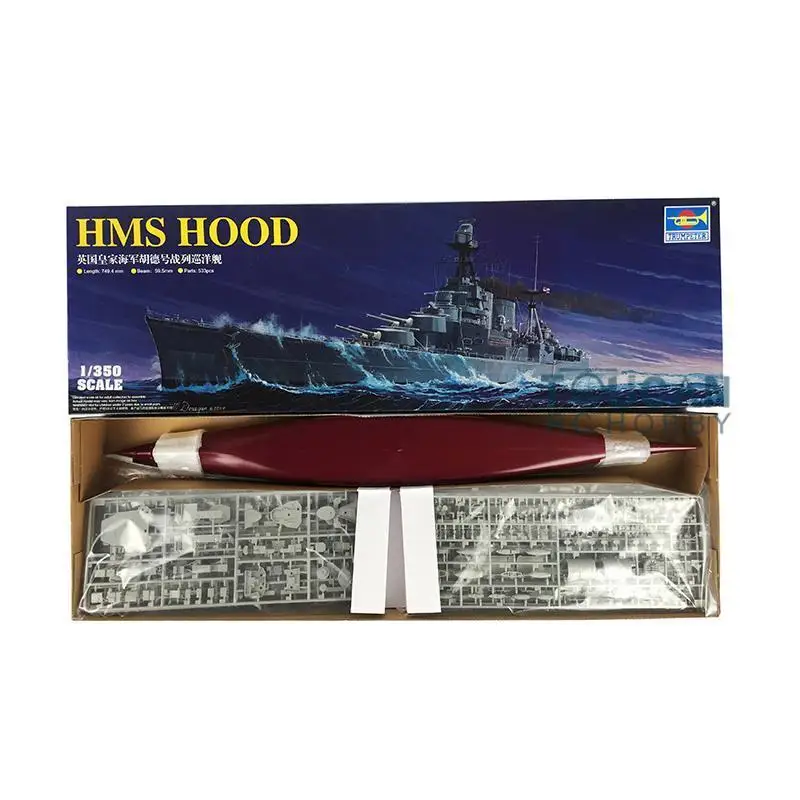 Trumpeter 05302 1/350 Королевский флот HMS капот боевой круизер статическая модель DIY Набор