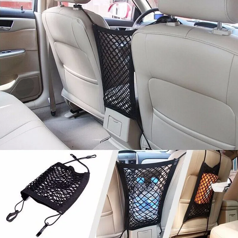 

Car Organizer Seat Back Storage Bag Net Bag For Lada Granta Vaz Kalina Priora Niva Samara 2 2110 Largus 2107 2106 4x4 2114 2112