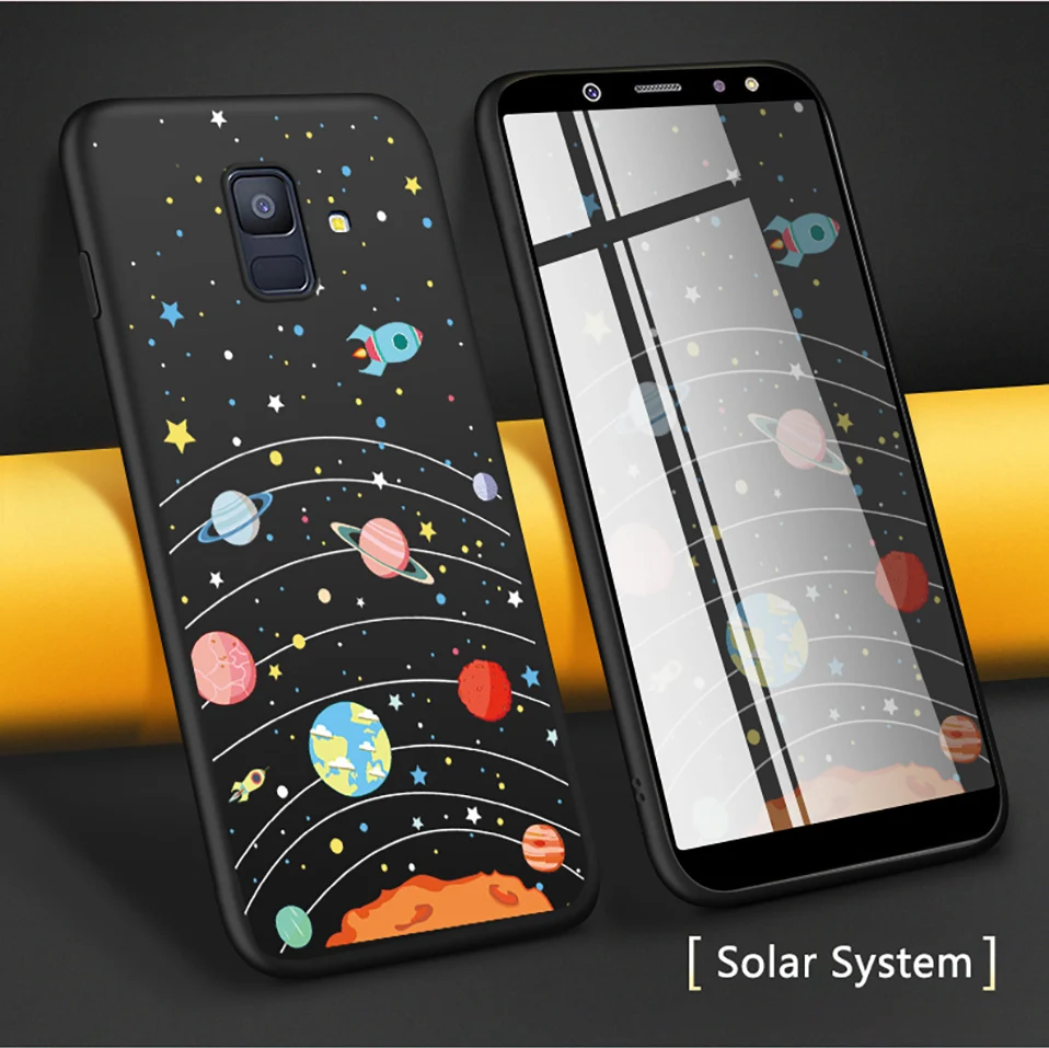 Милый чехол для samsung Galaxy A7 силиконовый чехол для телефона 3D рельефный чехол для Galaxy ya5 A6 A7 A8 Plus бамперы Fundas Coques