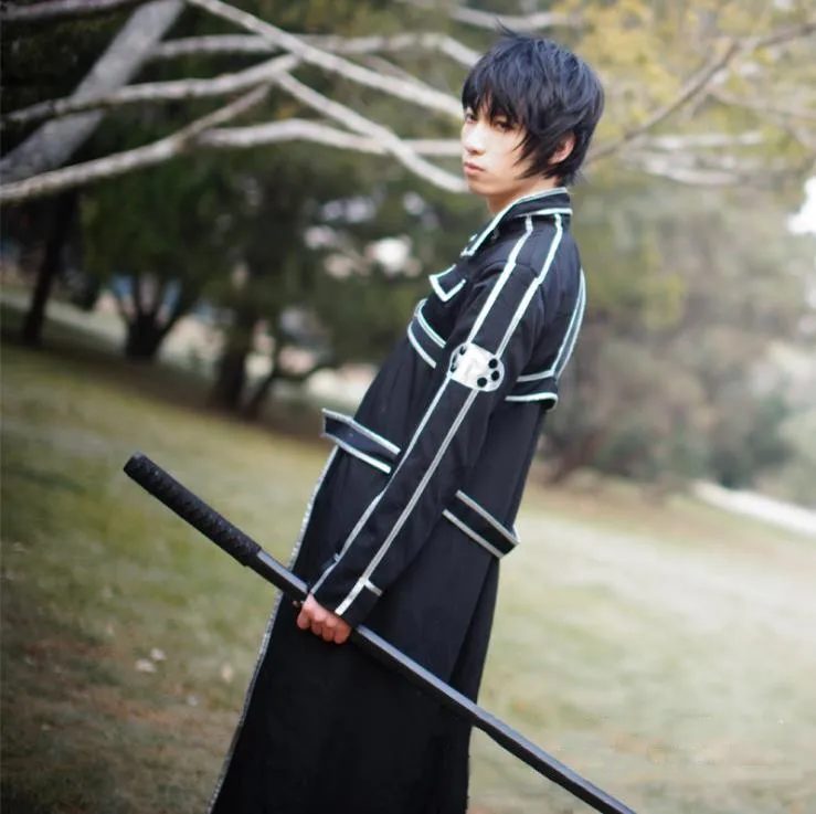 Меч книги по искусству онлайн косплэй костюм Kirito плащ Tonggu и люди cos мужская куртка