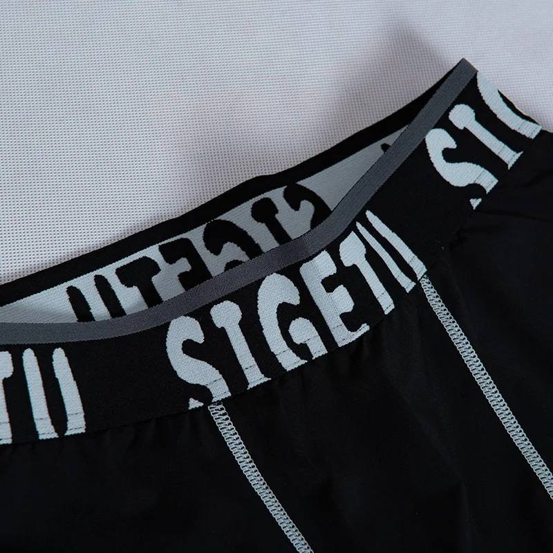 Высокоэластичные мужские Компрессионные Леггинсы для спортзала спортивные