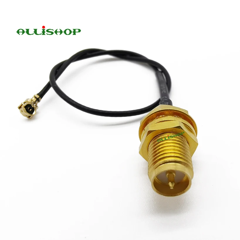 IPX к RP SMA Женская антенна WiFi косичка кабель удлинитель RP-SMA к U. FL IPX IPEX 1,13 кабель перемычки rf для PCI WiFi шнур