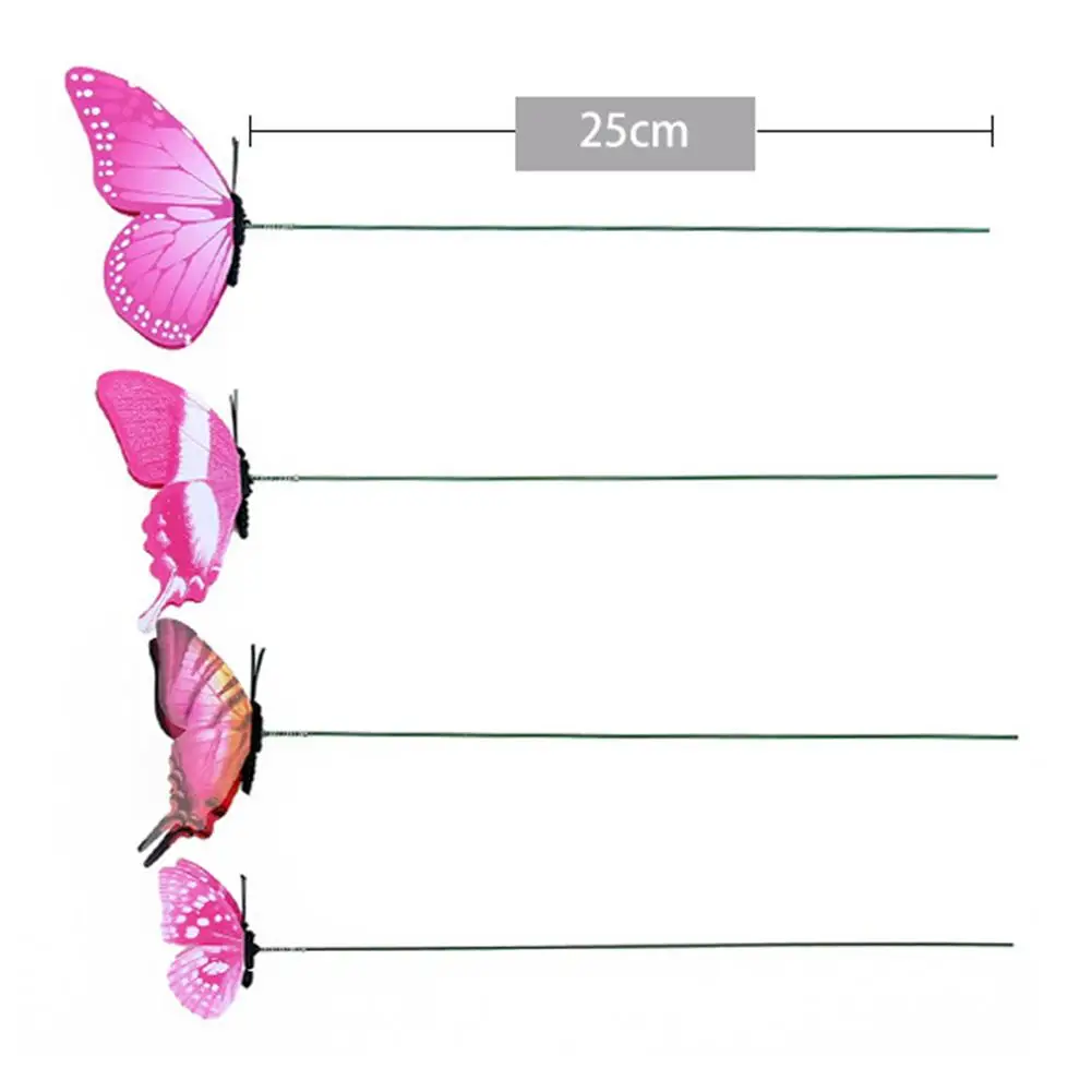 12 шт. имитация удилища бабочки ваза цветочный горшок садоводческий бонсай