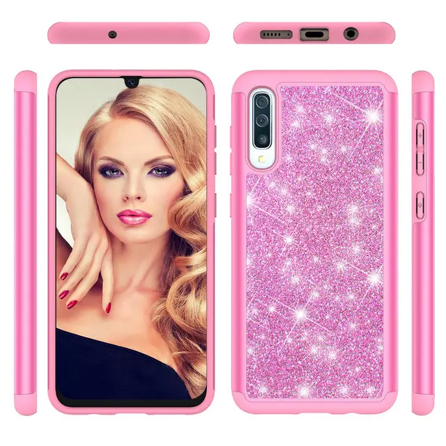 Шикарный Блестящий Роскошный чехол для samsung A50 Чехол samsung A20E Etui A50s A30s A20 E задняя крышка для samsung Galaxy A30 чехол A 50 20