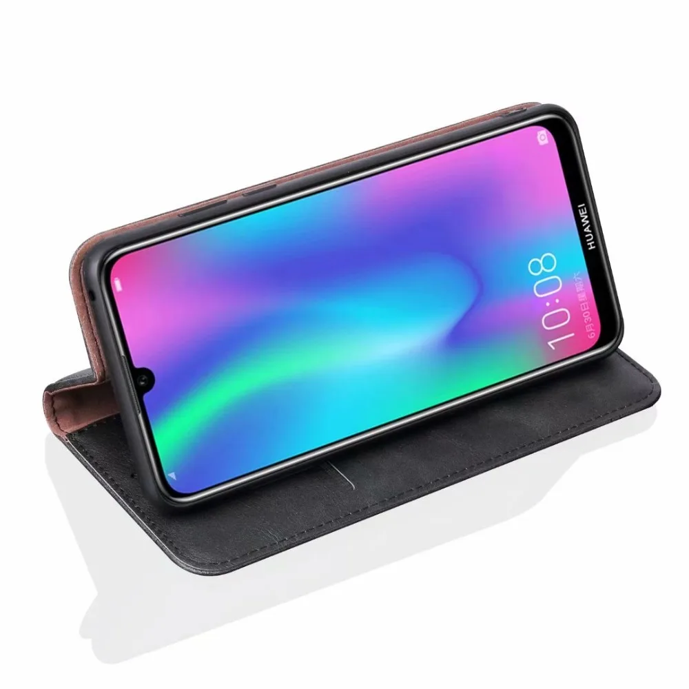 Ретро Классический Стенд кошелек кожаный чехол флип для huawei P30 P20 Lite Pro Honor 8A 10I Y9 8X случае honor 7A Pro с магнитной