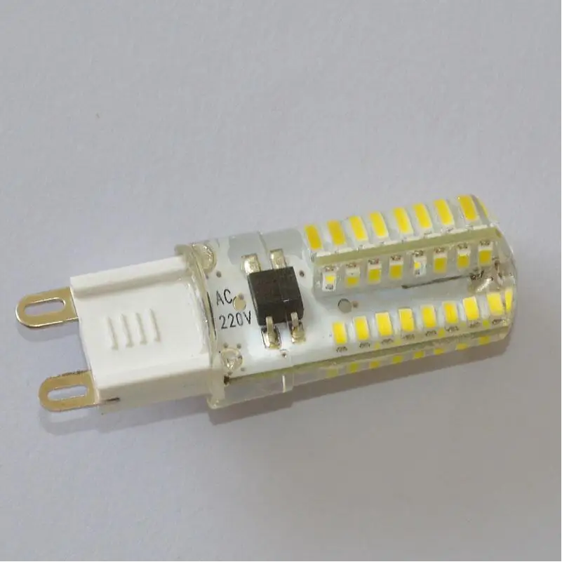 10 шт./лот теплый/холодный белый 110 В 220 в 240 3 Вт 5 7 g9 Светодиодная лампа SMD3014
