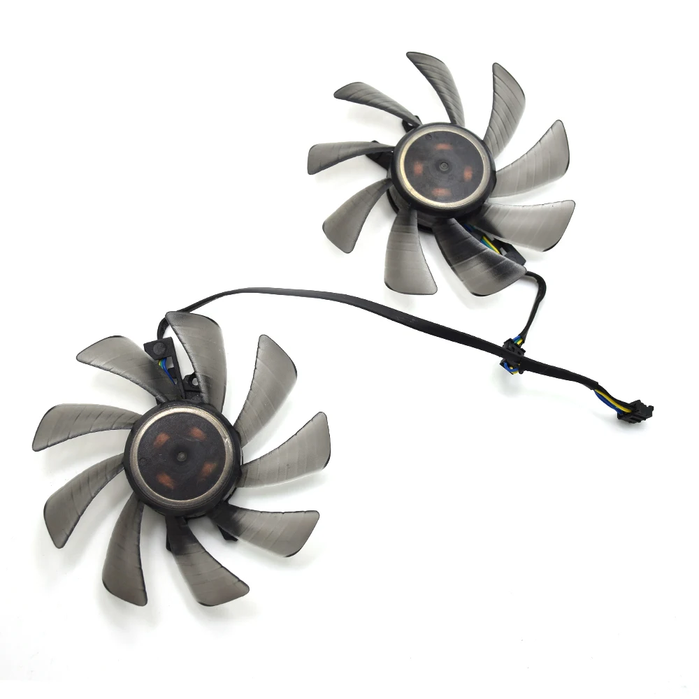 Everflow T129215SU 85 мм DC 12 В 0.50A Графика карты вентилятор охлаждения для ASUS GTX460 hd6790 GTX650Ti