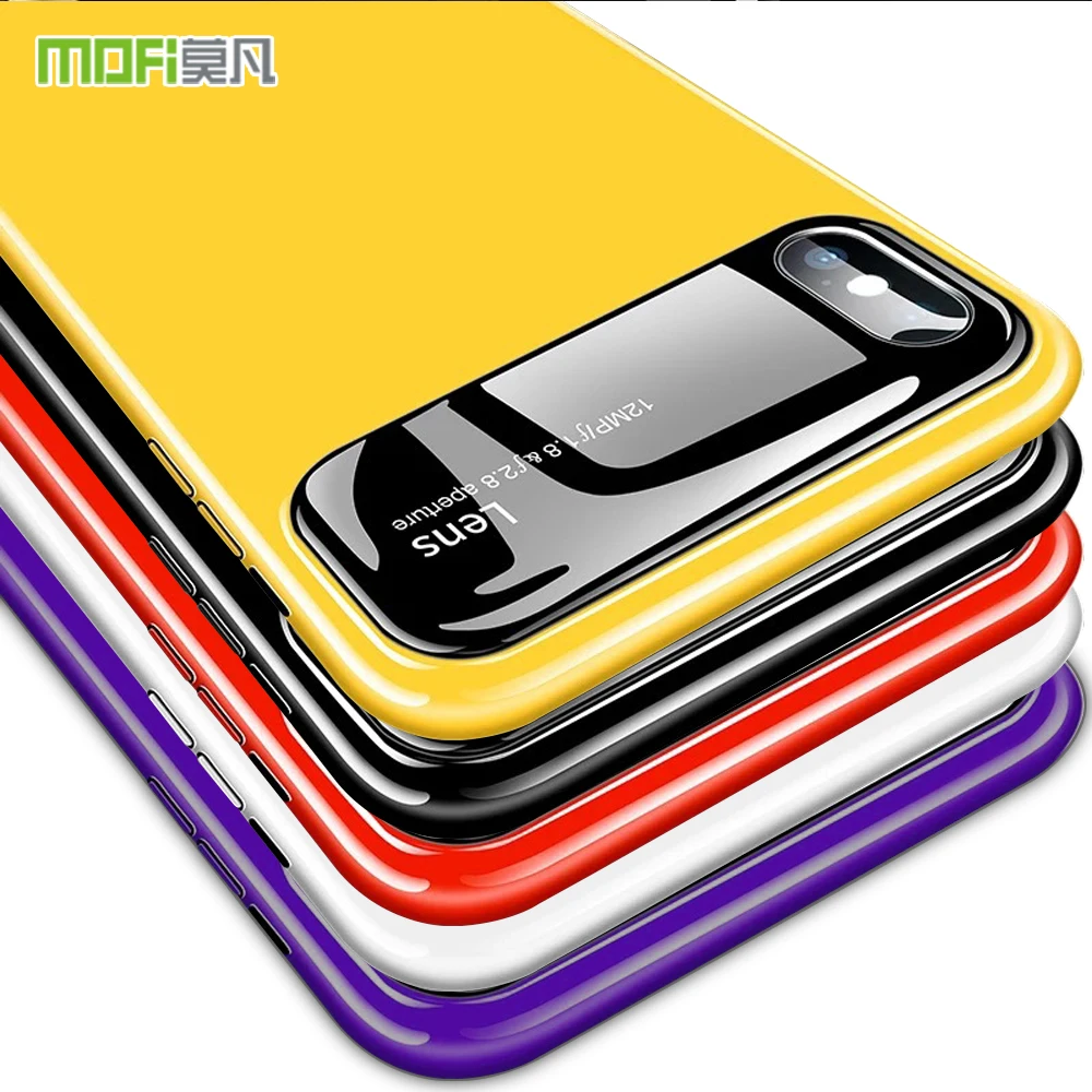 Оригинальный защитный чехол накладка MOFi из высокоалюминия для iPhone X с защитой от