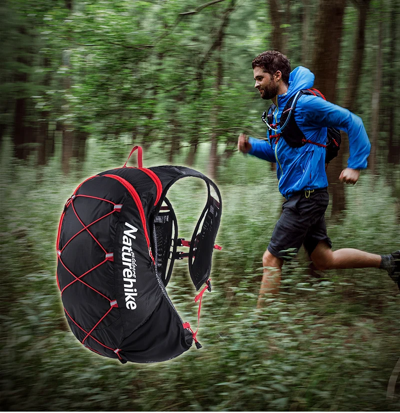 Новинка рюкзак Naturehike для улицы бега велосипедная сумка походная воды легкий NH18Y002
