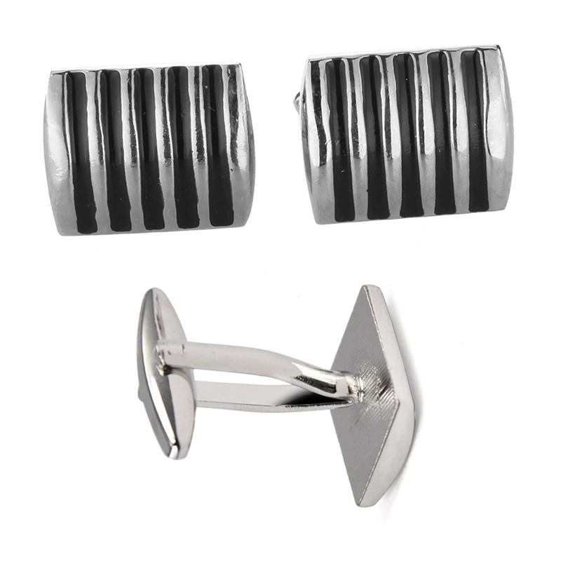 Мужская деловая рубашка из нержавеющей стали квадратная решетка Свадебные