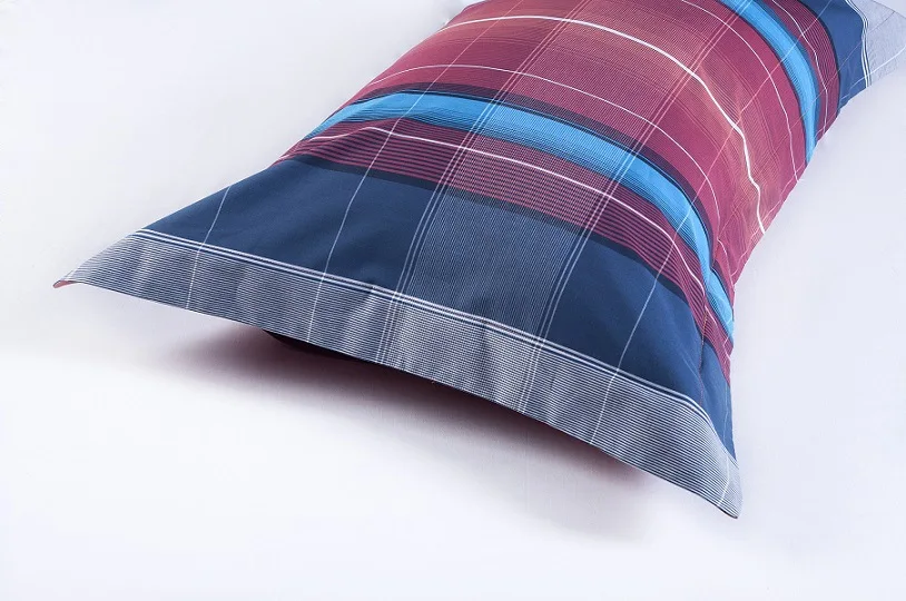 

CHAUSUB Duvet Cover Set 60S Satin Egyptian Cotton Bedding Set 4pcs Lattice Bed Cover Pillowcase King Queen Size Sheets