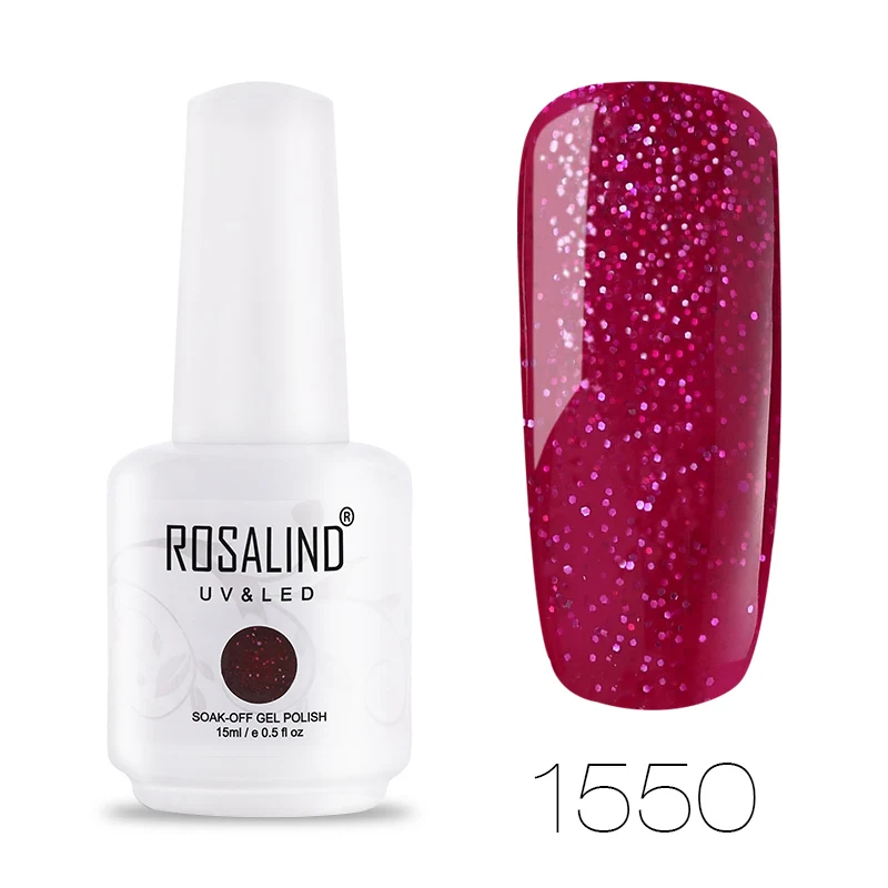 RH1550 ROSALIND гель 1S 15 мл Гель-лак замачиваемый лак для ногтей 1534-1864 полувернис постоянный УФ светодиодный Гель-лак - Цвет: RH1550