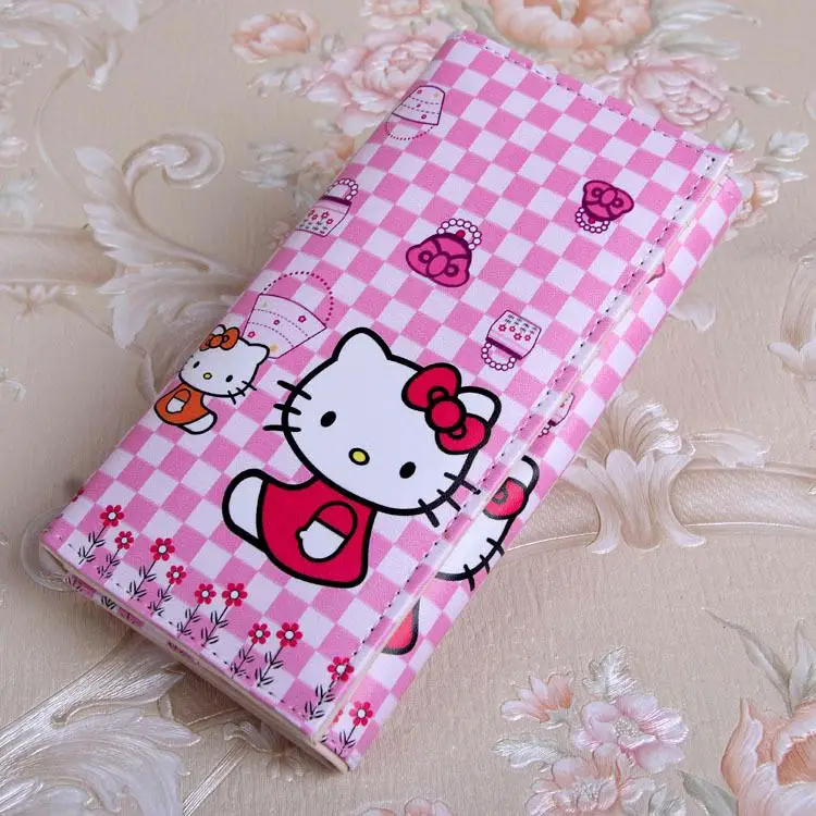 Милый мультяшный Hello бумажник "Котёнок" кошка сумка женские кожаные кошельки для девочек клатч кошелек дамские вечерние кошелек держатель для карт подарок для девочек - Цвет: 6