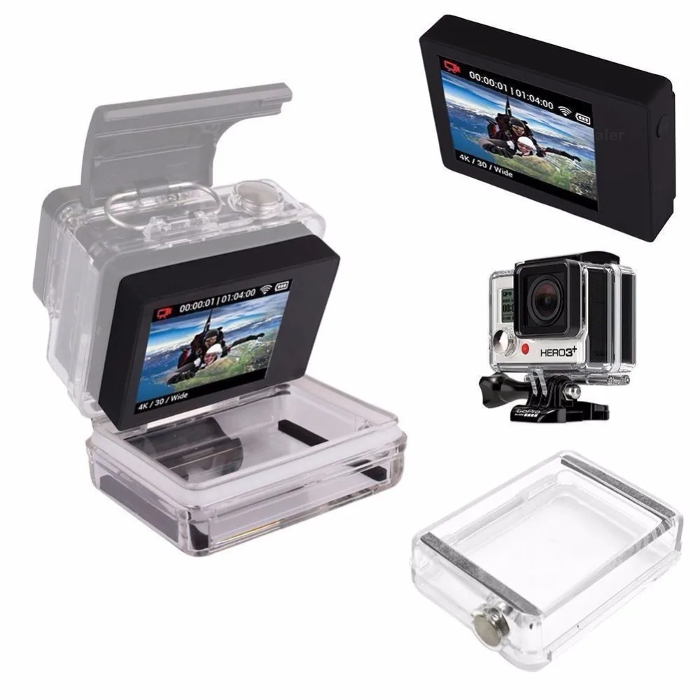 Tekcam ЖК дисплей для Gopro Hero4 внешний Bacpac экран hero4 Black Edition Hero3 plus|Чехлы экшн-камер| |