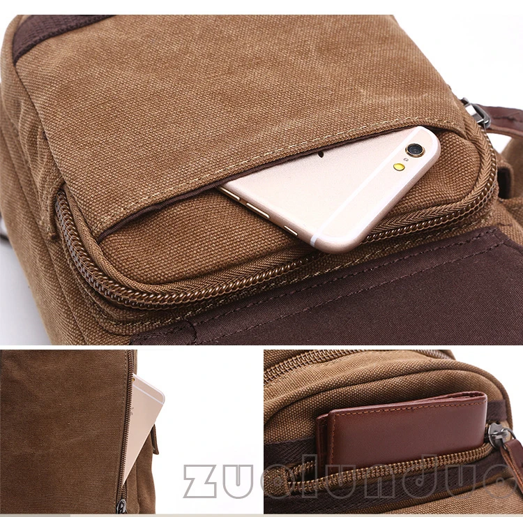 Мужская Холщовая Сумка на плечо Повседневная дорожная сумка в стиле милитари 2019 |
