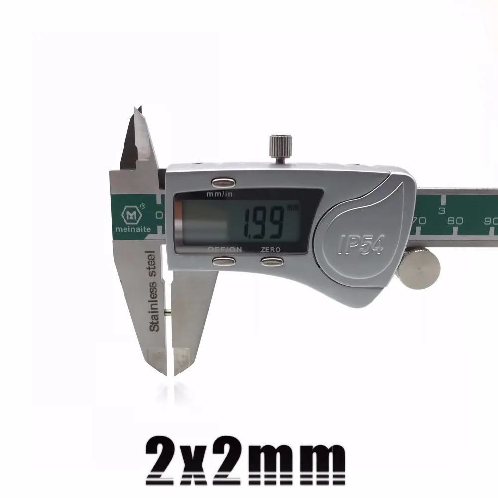 100/200/500/1000 шт. 2x2 мм aimant neo dymium 2x2 N35 ndfeb неодимовый магнит супер сильный неодимовый магнит neo магнит высокое качество 2*2 D2* 2 мм