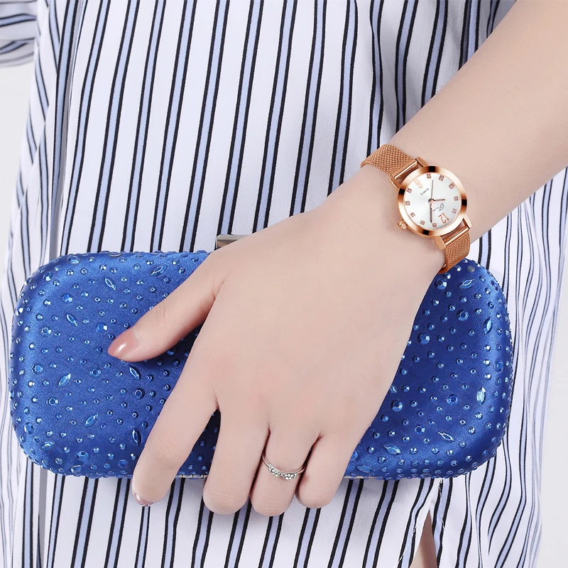 2020 женские наручные часы серебряные брендовые Роскошные Кварцевые розовое