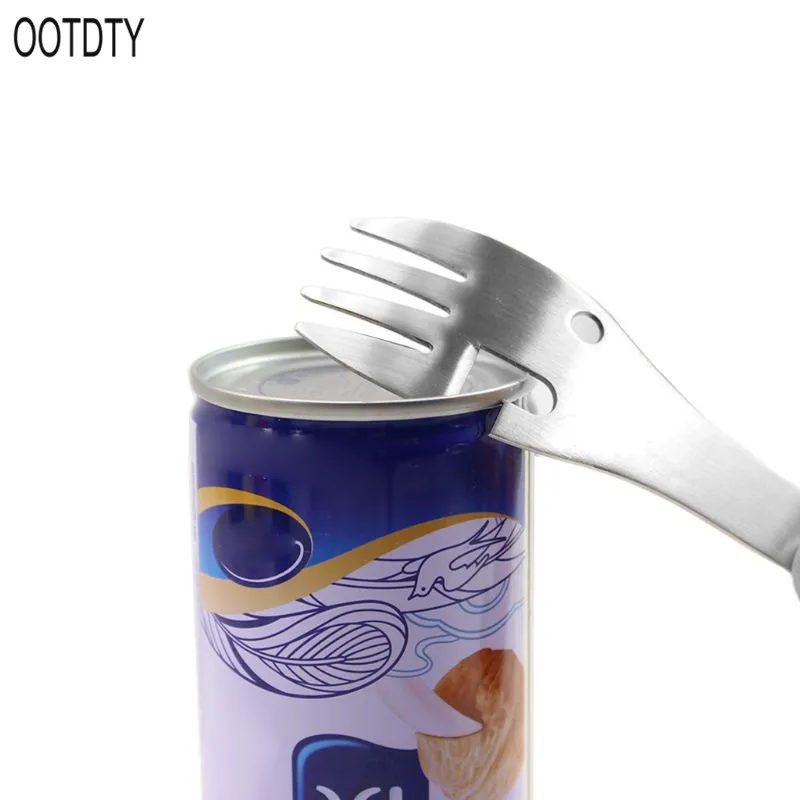 Походное оборудование посуда ложка Вилка открывалка для бутылок портативный