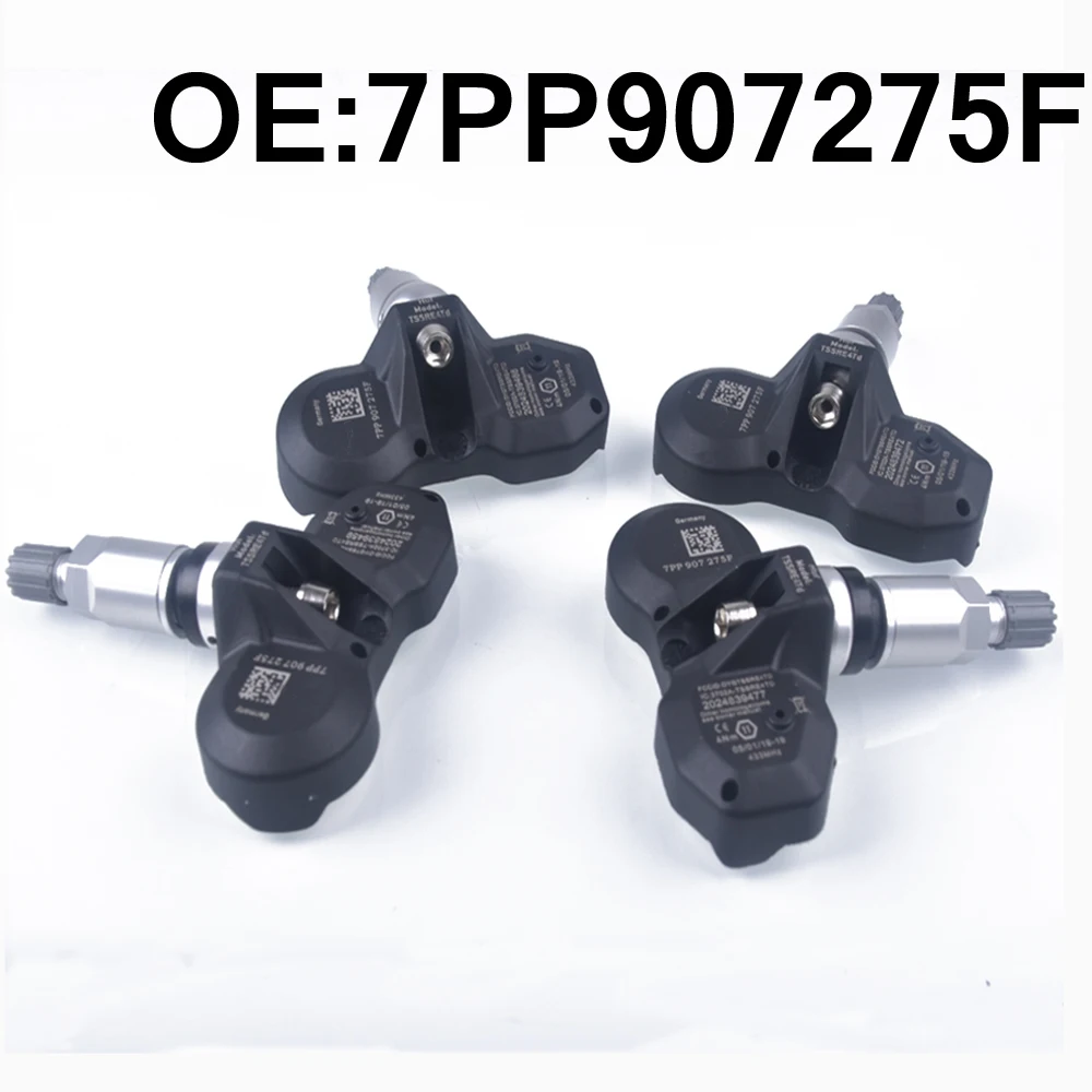 Датчик давления в шинах автомобиля TPMS 7PP907275F, 4 шт., для Audi A4, A6, A8, Q7, R8, A6S, RS7