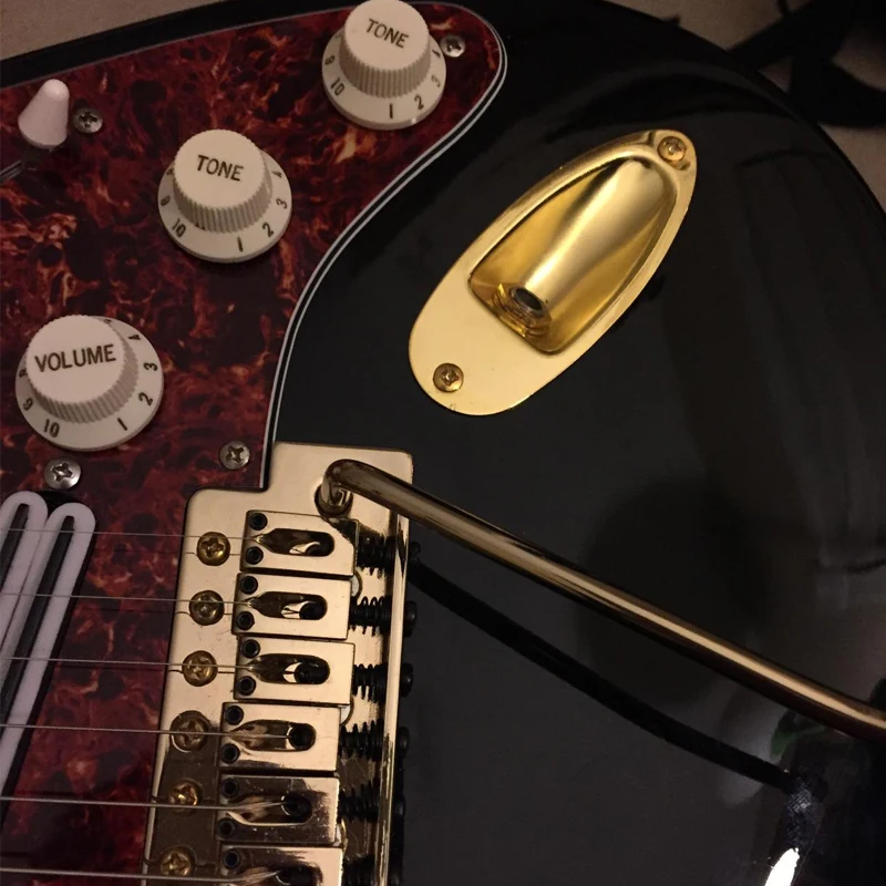 Loaded Jack Socket Plate with Screws for FD Strat Stratocaster 1/4" Electric Guitar Mono Output Input | Спорт и развлечения