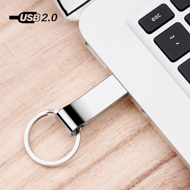 Металлическая Серебристая водостойкая карта памяти хорошего качества U флэш