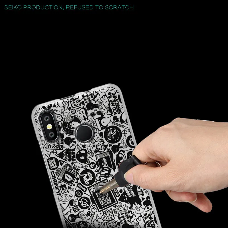 Luxury Hard Plastic Case For Vernee T3 Pro 5.5&quot Ultra thin Cartoon Painted Back Cover Phone Bags for Cases Fundas |