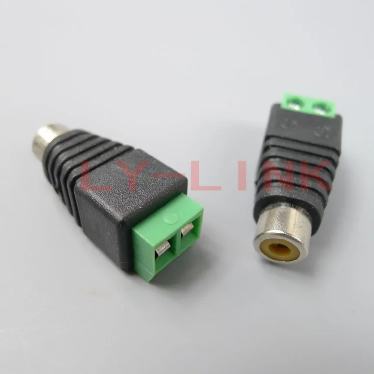 2 шт. RCA штекер с винтовым разъемом|female plug|plug femaleplug rca female |