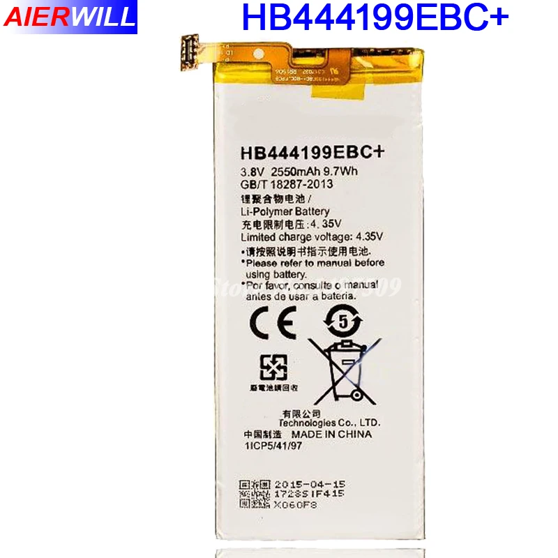 HB444199EBC + батарея для Huawei Honor 4C C8818 CHM CL00 TL00H UL00 G Play Mini 2550mAh|battery for huawei|battery forhuawei honor battery
