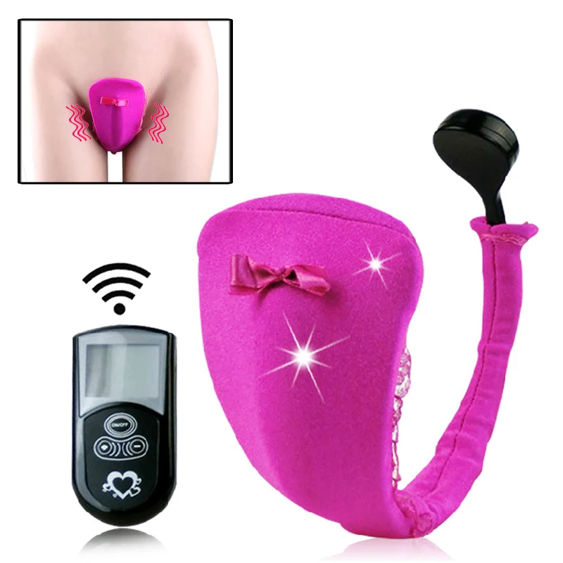 Женские трусики с дистанционным управлением беспроводной вибратор Стимулятор