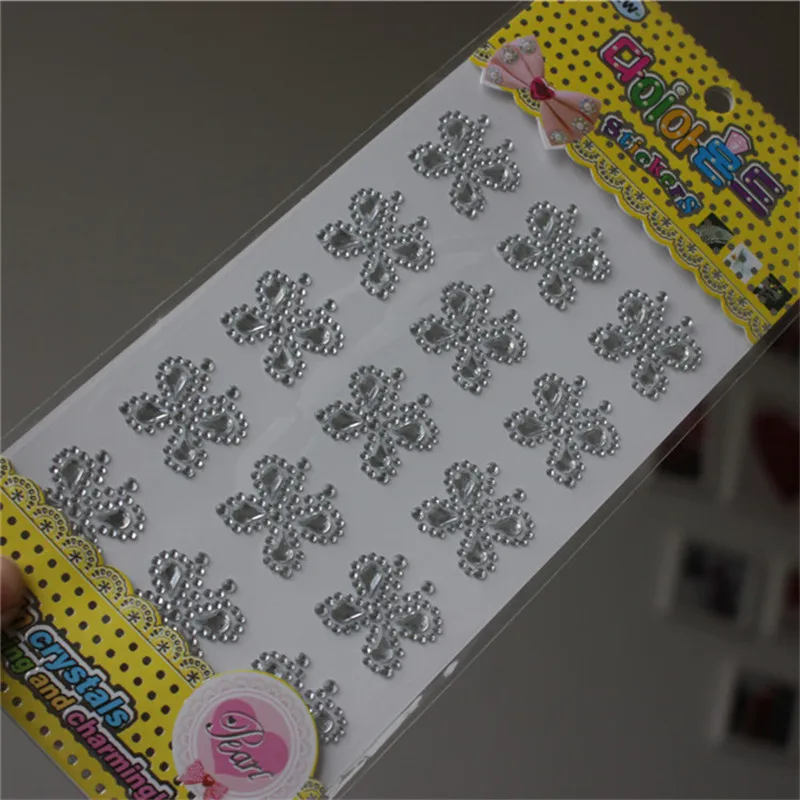 

Акриловый Кристальный Серебряный стикер с бабочкой, стразы для детей, клей, сделай сам, мобильный телефон, оболочка, детский подарок, игруше...