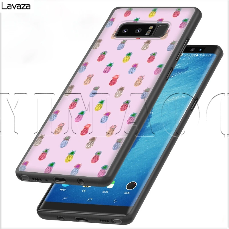 Lavaza розовый ананас чехол для Samsung Галактики S6 S7 край J6 S8 S9 S10 плюс A3 A5 A6 A7 A8 A9 Note 8 9 |