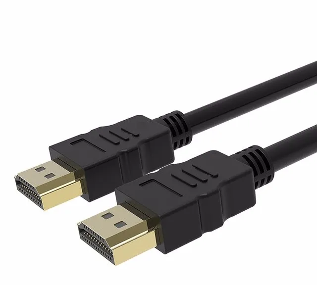 Lnyuelec 100 шт./лот 30 см, 50 см, 1 м 2 м 3 м 5 м, 7.5 м 10 м Золото HDMI к кабелю HDMI аудио и видео V1.4 привести для телевизоров консолей