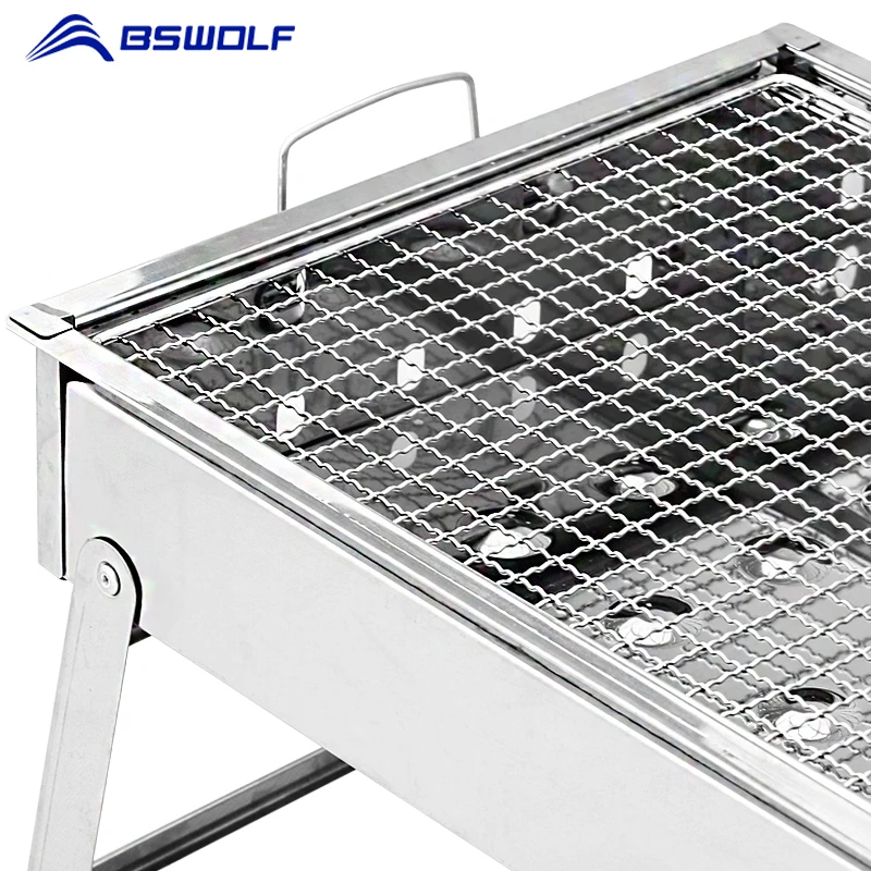 Уличная плита для кемпинга BSWolf утолщенная духовка из нержавеющей стали