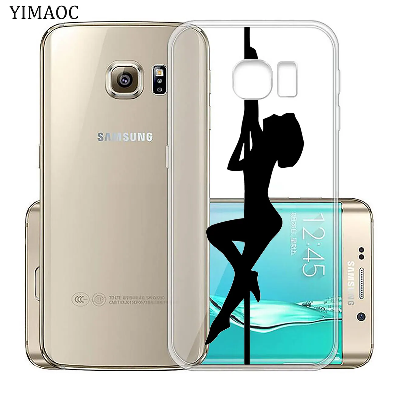 Мягкий силиконовый чехол для телефона YIMAOC Pole dance dancing Fitness из ТПУ Samsung Galaxy S10e S10 S9 S8
