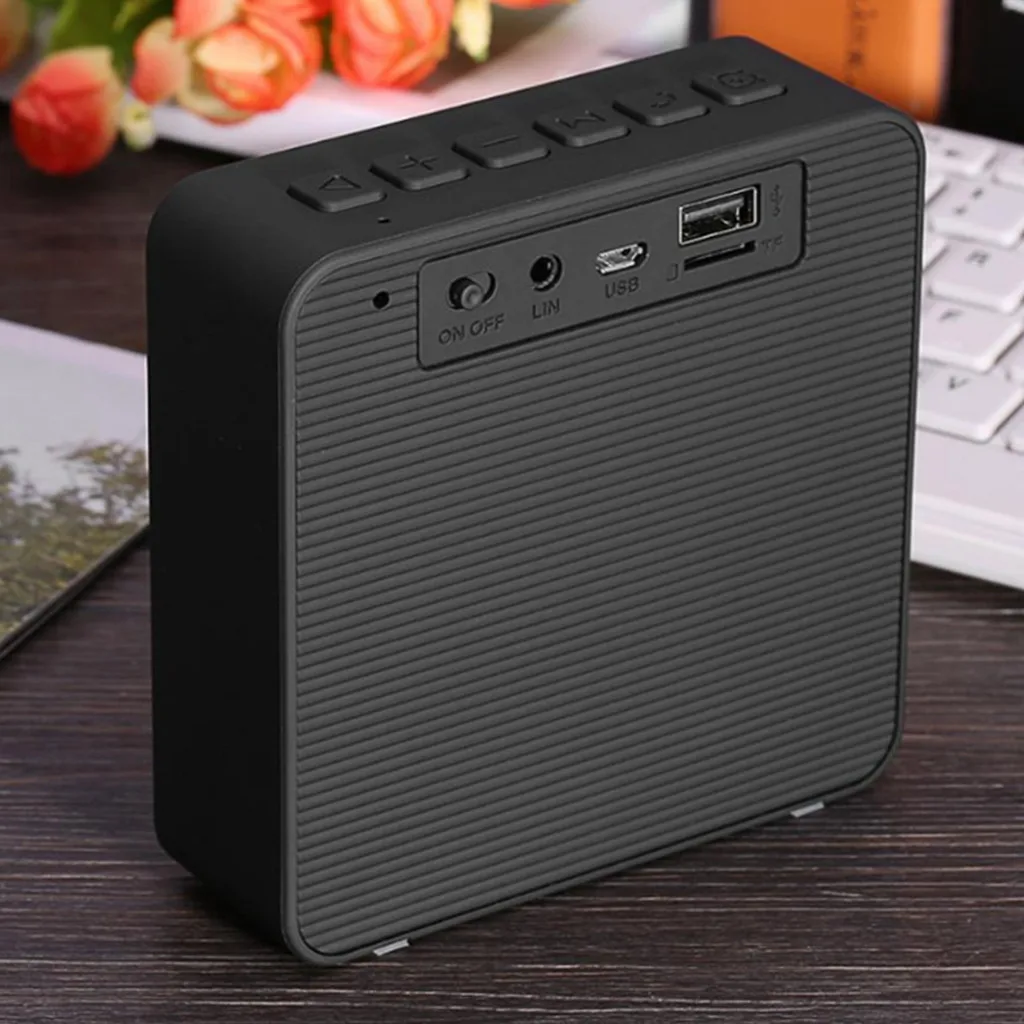 Новинка Мини T1 тканевый будильник с картой Bluetooth динамик Портативный