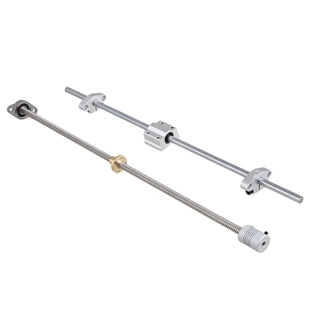 Вертикальный ходовой винт 2 мм и вал L400 оптические осевые опорные подшипники